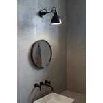 DCWéditions Lampe Gras 304 vägglampa för badrum, rund skärm, svart