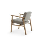 Nikari Archetyp Lobby chair, oak - grey Steelcut Trio 616, extra image