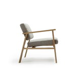 Nikari Archetyp Lounge chair, oak - grey Steelcut Trio 616, extra image