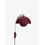 &Tradition Flowerpot VP8 wall lamp, dark plum, view 3
