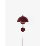 &Tradition Flowerpot VP8 wall lamp, dark plum, view 2