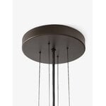 &Tradition Bella SC115 chandelier, bronzed - soft canvas, view 3