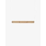 &Tradition Numbra TY1 pendant, tumbled aluminium - lacquered oak, view 3