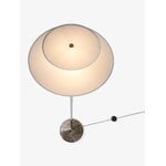 &Tradition Gio LN28 floor lamp, Emperador marble - dark chrome - ecru, view 6