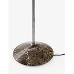 &Tradition Gio LN28 floor lamp, Emperador marble - dark chrome - ecru, view 5