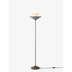 &Tradition Gio LN28 floor lamp, Emperador marble - dark chrome - ecru, view 4