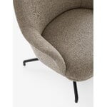 &Tradition Rely HW139 lounge chair, swivel, high-back, black - Clay 0009, view 2