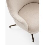 &Tradition Rely HW139 lounge chair, swivel, high-back, bronzed - Karakorum 001, view 2