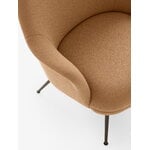 &Tradition Rely HW140 lounge chair, tube base, high, bronzed - Yoredale UDA30, view 2