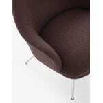 &Tradition Rely HW140 lounge chair, tube base, high, polished aluminium - Saxion 0397, vista 3