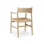Brdr. Krüger ARV dining chair with armrest, oiled oak - papercord, extra image