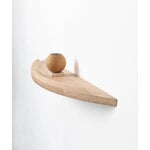 Aakjaer Furniture Arcus mensola, media, rovere oliato bianco, vista 4