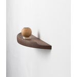 Aakjaer Furniture Arcus shelf, small, smoked oil oak, view 3