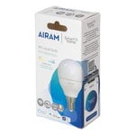 Airam SmartHome WiFi LED lamppu P45, E14 5W 470lm 2700-6500K, opaali