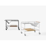 &Tradition Alima NDS1 trolley, chrome - lacquered oak