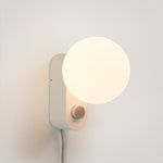 Tala Alumina table and wall lamp, chalk