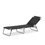 Fiam Amigo Outdoor sunbed, chrome - black, foldable, extra image