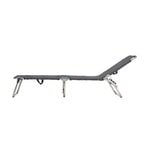 Fiam Amigo Outdoor sunbed, chrome - black, foldable, extra image