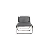 Fiam Amigo Outdoor sunbed, chrome - black, foldable, extra image