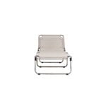 Fiam Amigo Outdoor sunbed, chrome - beige, foldable, extra image