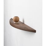 Aakjaer Furniture Arcus shelf, medium, smoked oil oak, view 3