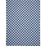 Anno Arkiivi throw, 130 x 180 cm, dark blue - natural grey