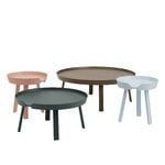 Muuto Table basse Around XL, teinté marron foncé