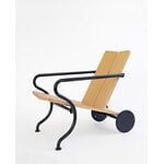 Atelier Sandemar Oona deck chair, black blue