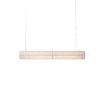 Audo Copenhagen Hashira Linear pendant, raw linen