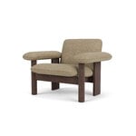 Audo Copenhagen Brasilia lounge chair, low back, dark stained oak - Bouclé 02, extra image