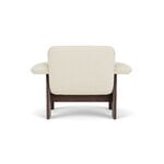 Audo Copenhagen Brasilia lounge chair, low back, dark stained oak - Baru white 0200