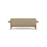 Audo Copenhagen Brasilia soffa, 2-sits, mörkbetsad ek - Bouclé 02