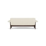 Audo Copenhagen Brasilia soffa, 2-sits, mörkbetsad ek - Baru vit 0200