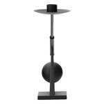 Audo Copenhagen Interconnect candle holder, small, black steel, extra image