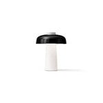 Audo Copenhagen Reverse Tischlampe, Schwarz – Carrara-Marmor