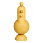 Aarikka Chinese Zodiac Rooster wooden sculpture, yellow, view 3