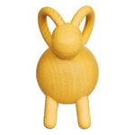 Aarikka Chinese Zodiac Goat wooden sculpture, yellow, view 3