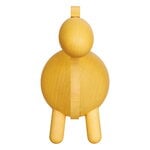 Aarikka Chinese Zodiac Horse wooden sculpture, yellow, view 3
