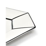 Serax Carte Blanche breakfast plate, 2 pcs, white - black, extra image