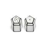 Serax Carte Blanche salt and pepper shaker, 2 pcs, white - black, view 6