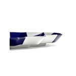 Serax Fête des Bêtes oval serving plate, blue - white, view 8