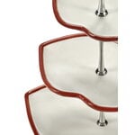 Serax Lips cake stand, three-tier, white - red, view 4