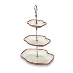 Serax Lips cake stand, three-tier, white - red, view 3