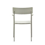 Serax August chair with armrests, narrow, green