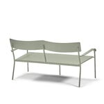 Serax August 2-seater bench with backrest, green, extra image