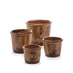 Serax Glazed Shades flower pot, M, rust, extra image