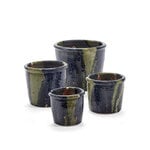 Serax Glazed Shades kukkaruukku, L, sininen - harmaa, tuotteen lisäkuva