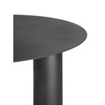 Serax Metal Sculptures side table, L, black tubes