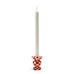 Serax Les Objets Mouleversants candle holder No. 2, red - white, view 4