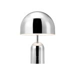 Tom Dixon Bell bärbar LED-bordslampa, silver, extrabild